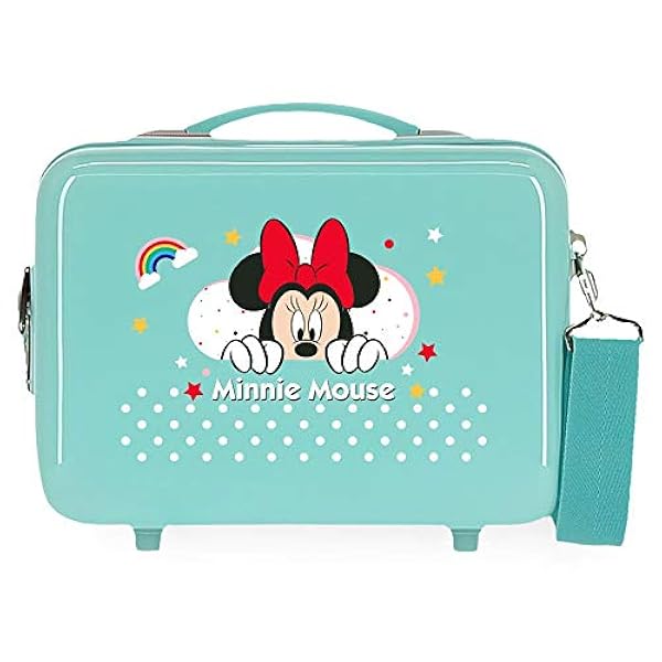 Disney Minnie Rainbow Beauty case adattabile, 29 x 21 x 15 cm